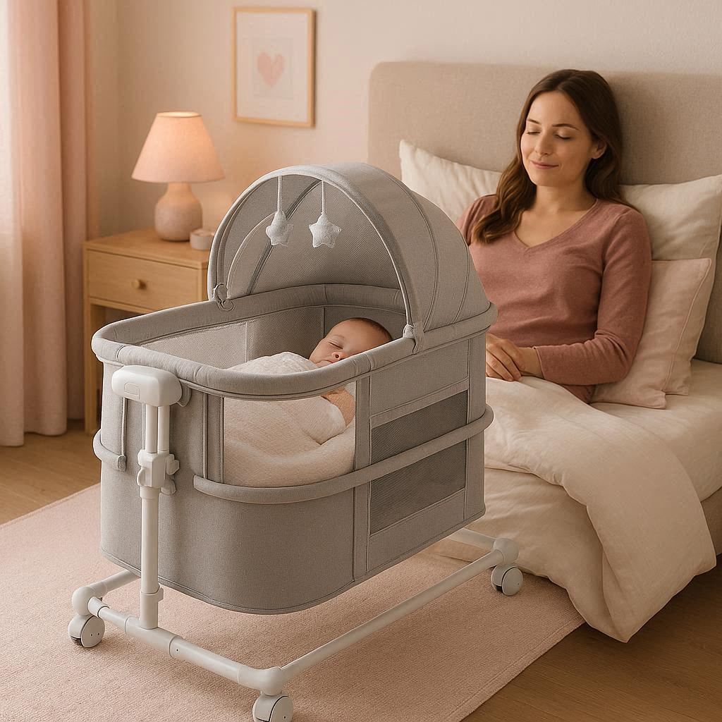 BabyChoice Automatic Rocking Bassinet