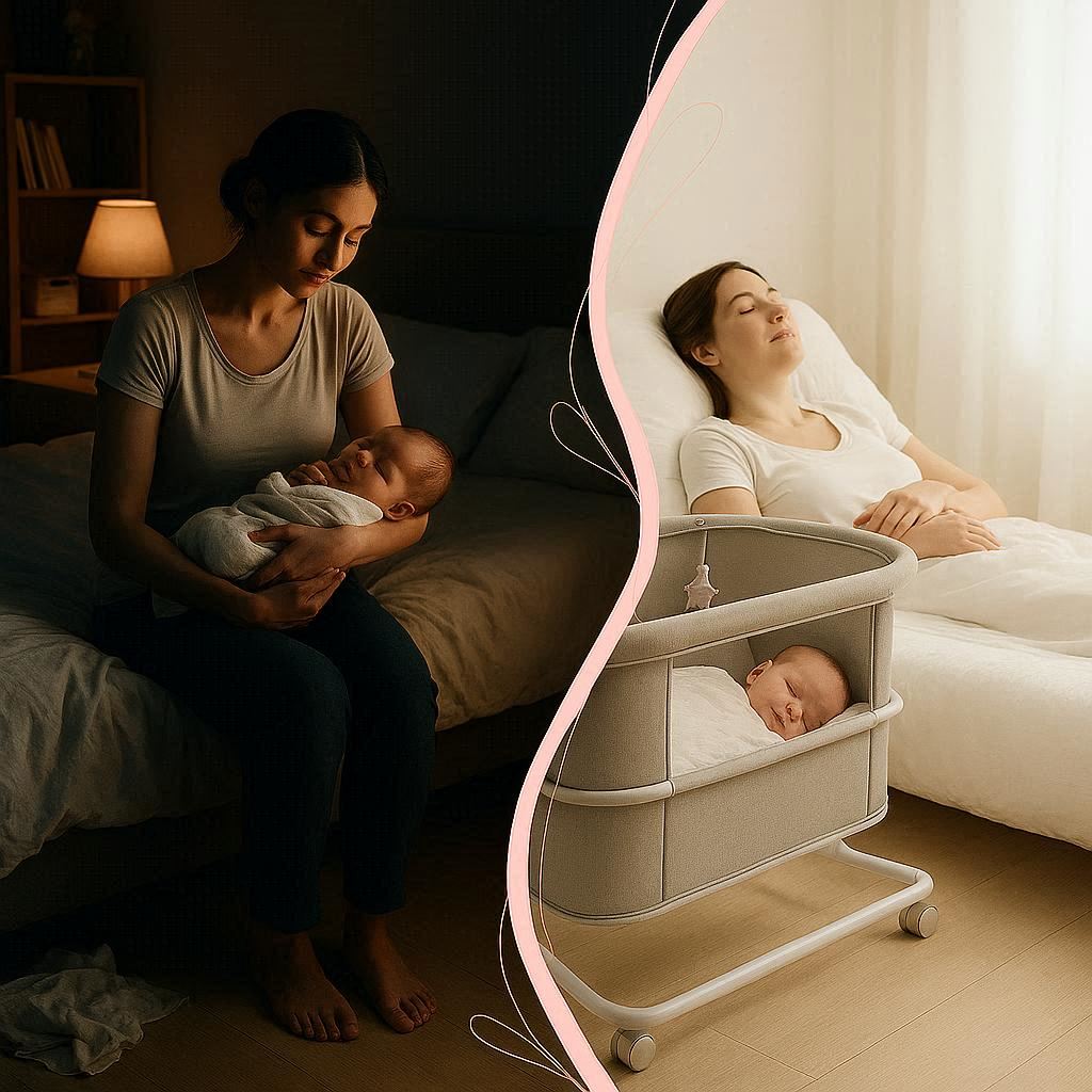 BabyChoice Automatic Rocking Bassinet